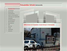 Tablet Screenshot of fotoatelier-schulz.de
